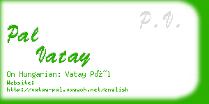 pal vatay business card